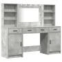 Conjunto de Tocador de 3 Piezas en Gris Concreto de Madera Engineered | Foro24.es | Tu tienda online para hogar, jardín y más Foro24.es