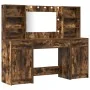 Conjunto de tocador de 3 piezas en madera de roble ahumado | Foro24.es | Tu tienda online para hogar, jardín y más Foro24.es
