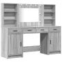 Conjunto de tocador de 3 piezas en gris Sonoma de madera elaborada de , Tocadores para dormitorios - Ref: Foro24-3334286, Pre...