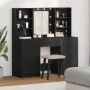 Set de Tocador de 3 Piezas de Madera Engineered Negra de , Tocadores para dormitorios - Ref: Foro24-3334291, Precio: 246,36 €...