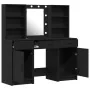 Set de Tocador de 3 Piezas de Madera Engineered Negra de , Tocadores para dormitorios - Ref: Foro24-3334291, Precio: 246,36 €...