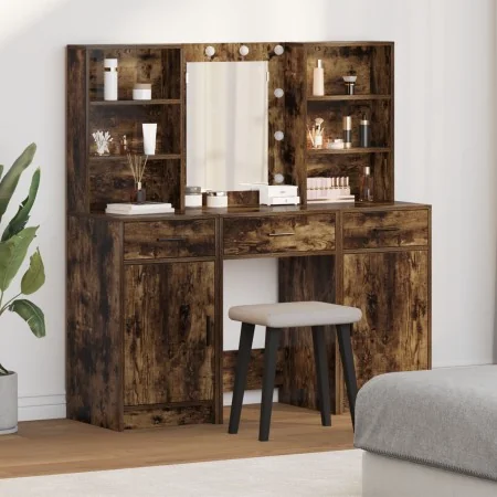 Conjunto de Mesas de Tocador de 3 Piezas Roble Ahumado Madera de Alta Calidad | Foro24.es | Tu tienda online para hogar, jardín y más Foro24.es