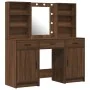 Conjunto de tocador de 3 piezas en madera de roble marrón | Foro24.es | Tu tienda online para hogar, jardín y más Foro24.es