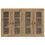 Armario Montado en la Pared Set de 2 Roble Artesanal de , Aparadores - Ref: Foro24-3334300, Precio: 195,10 €, Descuento: %