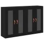 Armario Montado en la Pared Juego de 2 Roble Negro de , Aparadores - Ref: Foro24-3334301, Precio: 205,28 €, Descuento: %