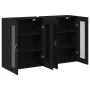 Armario Montado en la Pared Juego de 2 Roble Negro de , Aparadores - Ref: Foro24-3334301, Precio: 205,28 €, Descuento: %
