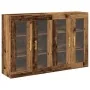 Armario Montado en la Pared Set de 2 Madera Vieja Madera Maciza de , Aparadores - Ref: Foro24-3334305, Precio: 194,36 €, Desc...