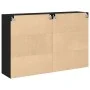 Armario Montado en la Pared Juego de 2 Roble Negro de , Aparadores - Ref: Foro24-3334301, Precio: 205,28 €, Descuento: %
