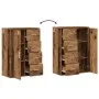 Aparador Set de 2 Madera vieja Madera maciza Aparador | Foro24.es | Tu tienda online para hogar, jardín y más Foro24.es