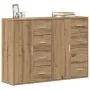 Buffet Set de 2 Roble artesanal MDF, Tablero de partículas Grande by , Sideboards - Ref: Foro24-3334312, Price: 181,74 €, Dis...