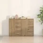 Buffet Set de 2 Roble artesanal MDF, Tablero de partículas Grande by , Sideboards - Ref: Foro24-3334312, Price: 181,74 €, Dis...