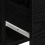 Aparador Juego de 2 Roble Negro Madera, Mangos de Metal Mediano by , Sideboards - Ref: Foro24-3334313, Price: 193,25 €, Disco...
