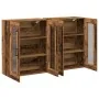 Cabinet Montado en la Pared Juego de 2 Madera antigua, negro de , Aparadores - Ref: Foro24-3334314, Precio: 197,70 €, Descuen...