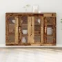 Armario Montado en la Pared Conjunto de 2 Marrón Madera maciza de , Aparadores - Ref: Foro24-3334317, Precio: 183,47 €, Descu...