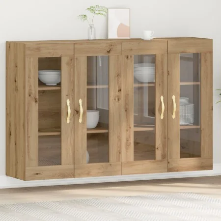Cajonera Montada en la Pared Set de 2 Roble Artesanal von , Sideboards - Ref: Foro24-3334318, Preis: 183,47 €, Rabatt: %