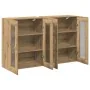 Cajonera Montada en la Pared Set de 2 Roble Artesanal von , Sideboards - Ref: Foro24-3334318, Preis: 183,47 €, Rabatt: %