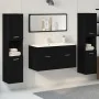 Conjunto de Muebles de Baño Set de 3 Roble Negro Madera de Calidad by , Bathroom furniture - Ref: Foro24-3334325, Price: 218,...