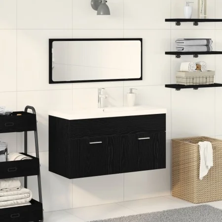 Conjunto de Muebles para Baño Set de 2 Roble Negro by , Bathroom furniture - Ref: Foro24-3334330, Price: 340,28 €, Discount: %