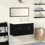 Conjunto de Muebles para Baño Set de 2 Roble Negro by , Bathroom furniture - Ref: Foro24-3334330, Price: 340,28 €, Discount: %
