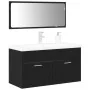 Conjunto de Muebles para Baño Set de 2 Roble Negro by , Bathroom furniture - Ref: Foro24-3334330, Price: 340,28 €, Discount: %