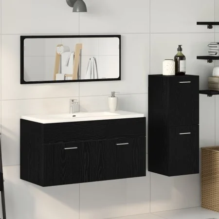 Juego de Muebles de Baño Set de 3 Roble negro von , Badezimmermöbel - Ref: Foro24-3334334, Preis: 133,74 €, Rabatt: %