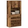 Highboard Madera Envejecida 80x33x150 cm Madera Estratificada | Foro24.es | Tu tienda online para hogar, jardín y más Foro24.es