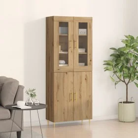 Highboard Artisan Oak 69.5x34x180 cm Madera