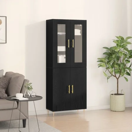 Alto Roble Negro 69.5x34x180 cm Madera Ingeniería by , Sideboards - Ref: Foro24-3334348, Price: 189,00 €, Discount: %