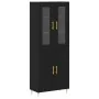 Alto Roble Negro 69.5x34x180 cm Madera Ingeniería by , Sideboards - Ref: Foro24-3334348, Price: 189,00 €, Discount: %