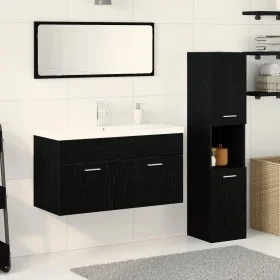 Juego de Muebles de Baño Juego de 3 Roble Negro von , Badezimmermöbel - Ref: Foro24-3334354, Preis: 316,89 €, Rabatt: %