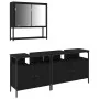 Conjunto de muebles de baño de 3 piezas en roble negro de madera elaborada by , Bathroom furniture - Ref: Foro24-3334356, Pri...
