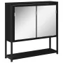 Conjunto de muebles de baño de 3 piezas en roble negro de madera elaborada by , Bathroom furniture - Ref: Foro24-3334356, Pri...