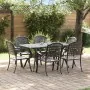 Set de 4 Negro Aluminio Fundido Mediana de , Sillas de jardín - Ref: Foro24-3334649, Precio: 1,00 €, Descuento: %