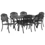 Set de 4 Negro Aluminio Fundido Mediana de , Sillas de jardín - Ref: Foro24-3334649, Precio: 1,00 €, Descuento: %