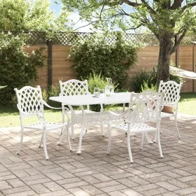 Juego de 3 Blanco Aluminio Fundido 150x90x72 cm Duradero von , Gartenstühle - Ref: Foro24-3334654, Preis: 896,44 €, Rabatt: %
