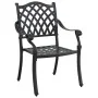 Set de 3 Negro Aluminio fundido Mediano Diseño Elegante von , Gartenstühle - Ref: Foro24-3334653, Preis: 913,33 €, Rabatt: %