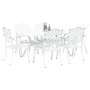 Juego de 4 Blanco Aluminio Fundido Para 6 Personas de , Sillas de jardín - Ref: Foro24-3334658, Precio: 1,00 €, Descuento: %