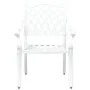 Juego de 4 Blanco Aluminio Fundido Para 6 Personas de , Sillas de jardín - Ref: Foro24-3334658, Precio: 1,00 €, Descuento: %