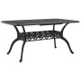 Set de 3 Negro Aluminio Fundido Mesa para 4 Personas Duradera von , Gartenstühle - Ref: Foro24-3334661, Preis: 913,38 €, Raba...