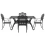 Set de 3 Negro Aluminio Fundido Mesa para 4 Personas Duradera von , Gartenstühle - Ref: Foro24-3334661, Preis: 913,38 €, Raba...