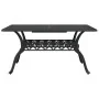 Set de 3 Negro Aluminio Fundido Mesa para 4 Personas Duradera von , Gartenstühle - Ref: Foro24-3334661, Preis: 913,38 €, Raba...