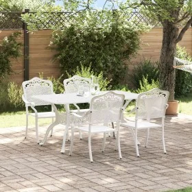 Set de 3 Blanco Aluminio Fundido 150x90x72 cm