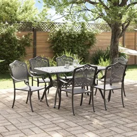 Set de 4 Negro Aluminio Fundido 150x90x72 cm von , Gartenstühle - Ref: Foro24-3334665, Preis: 1,00 €, Rabatt: %