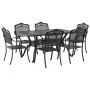 Set de 4 Negro Aluminio Fundido 150x90x72 cm de , Sillas de jardín - Ref: Foro24-3334665, Precio: 1,00 €, Descuento: %