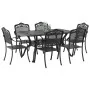 Set de 4 Negro Aluminio Fundido 150x90x72 cm de , Sillas de jardín - Ref: Foro24-3334665, Precio: 1,00 €, Descuento: %