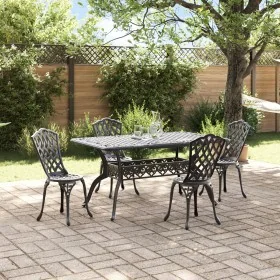 Set de 3 Negro Aluminio Fundido Grande