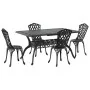 Set de 3 Negro Aluminio Fundido Grande by , Garden chairs - Ref: Foro24-3334669, Price: 720,98 €, Discount: %