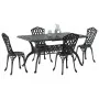 Set de 3 Negro Aluminio Fundido Grande by , Garden chairs - Ref: Foro24-3334669, Price: 720,98 €, Discount: %