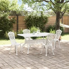 Juego de 3 Blanco Aluminio Fundido 150 x 90 x 72