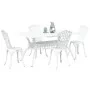 Juego de 3 Blanco Aluminio Fundido 150 x 90 x 72 cm | Foro24.es | Tu tienda online para hogar, jardín y más Foro24.es